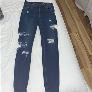 american eagle super stretch skinny jeans